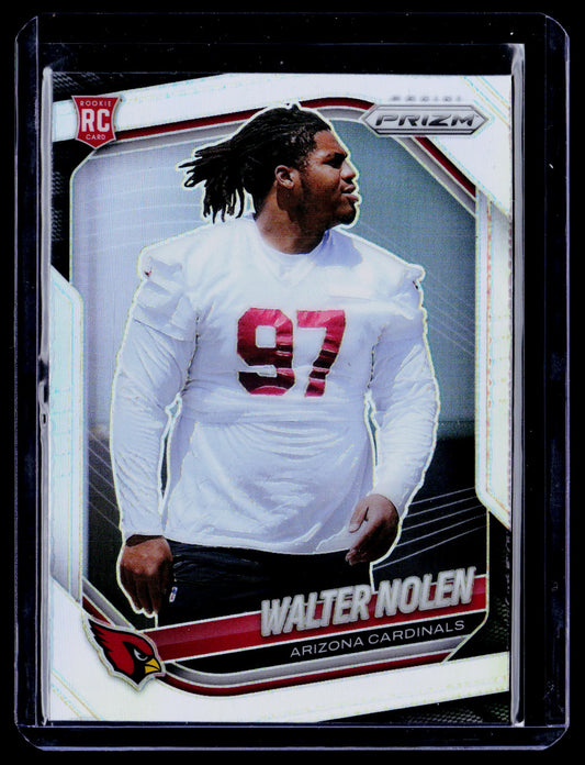 Walter Nolen 2025 Panini Prizm 318 Silver Prizm Arizona Cardinals