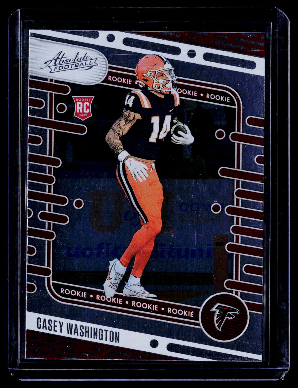 Casey Washington 2024 Panini Absolute 101 Atlanta Falcons