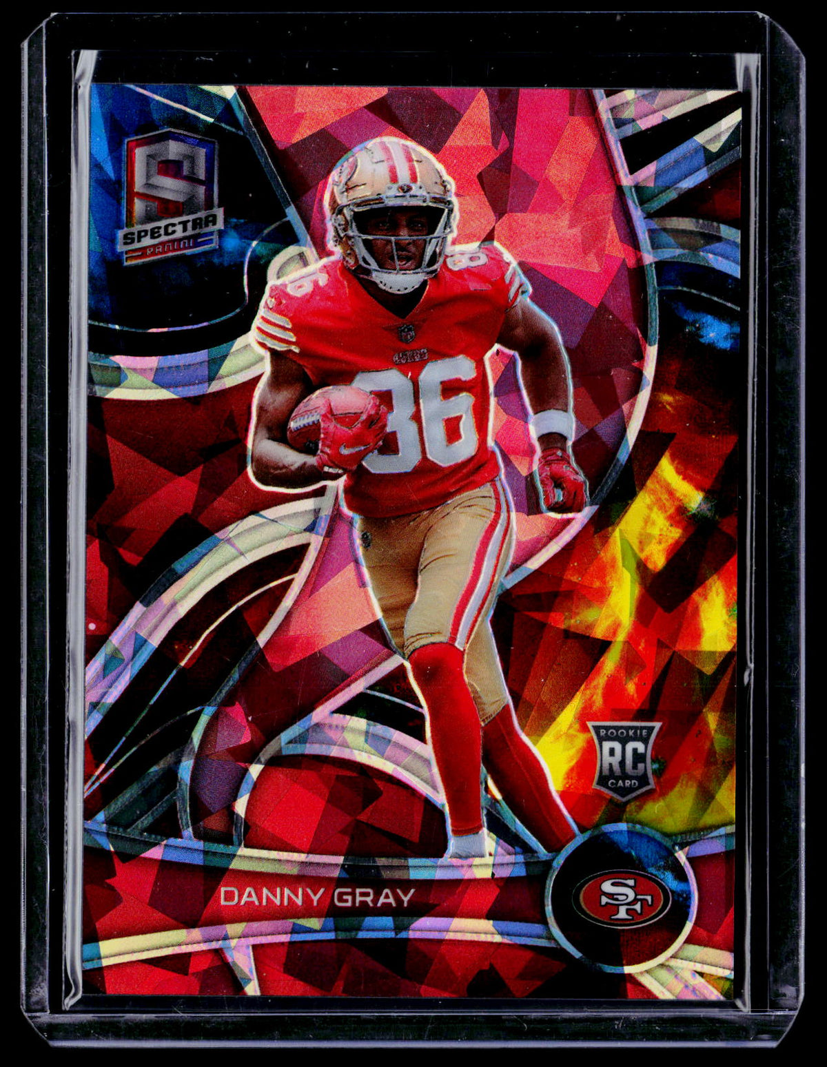 Danny Gray 2022 Panini Spectra 168 Astral SN, RC RC San Francisco 49ers