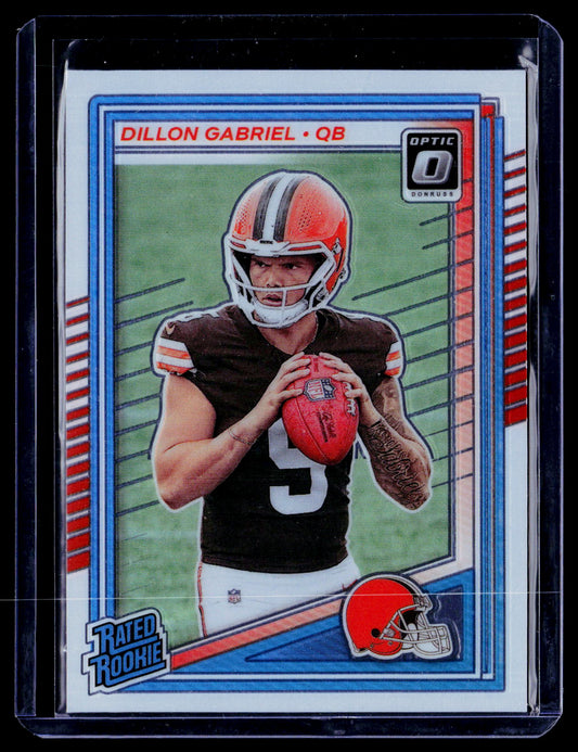 Dillon Gabriel 2025 Donruss Optic 263 RC RC Cleveland Browns