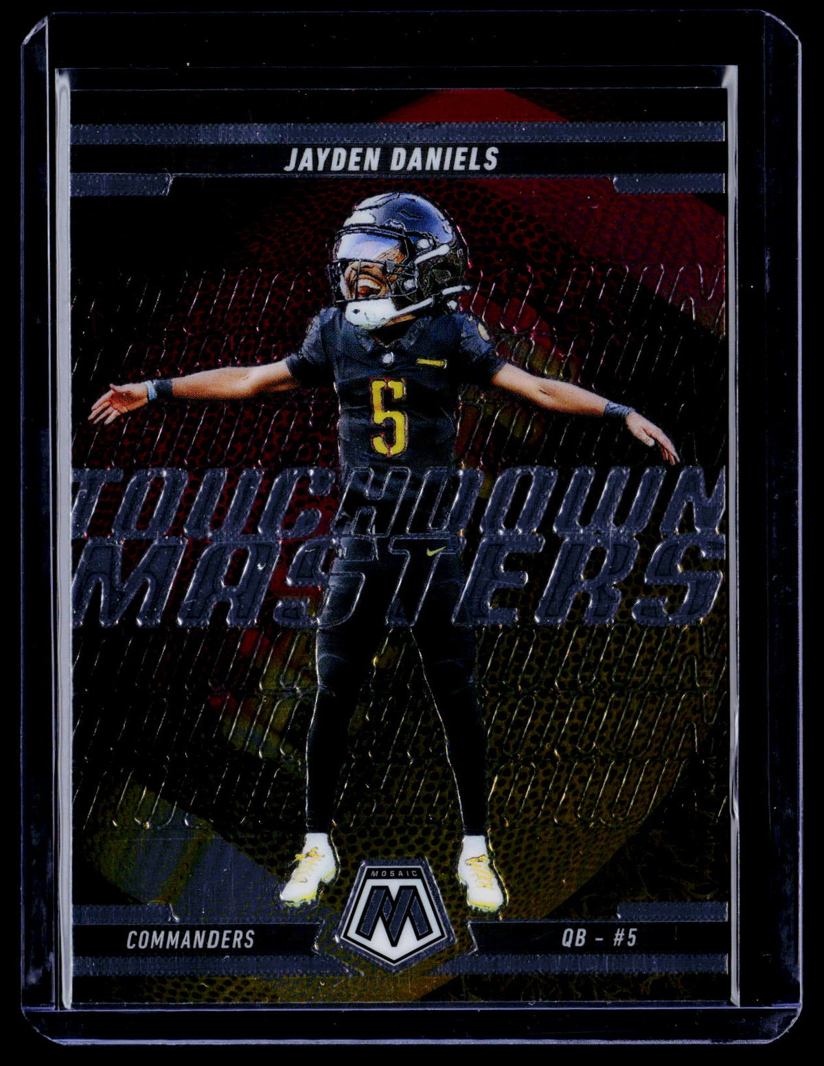 Jayden Daniels 2025 Panini Mosaic 7 Touchdown Masters Mosaic