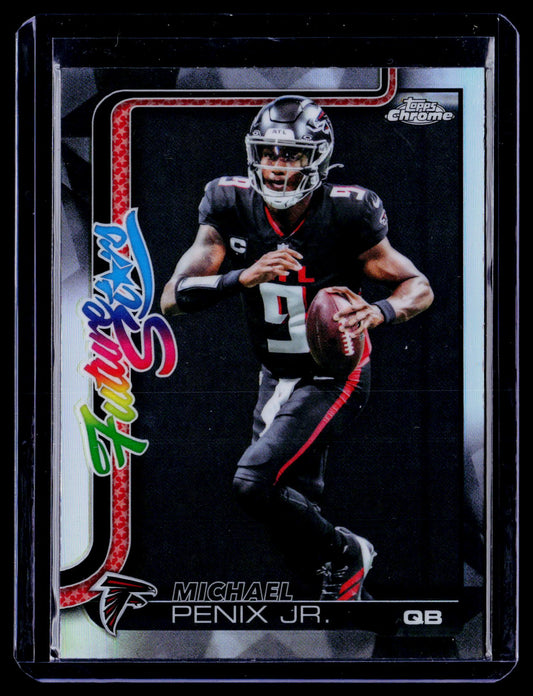 Michael Penix Jr. 2025 Topps Chrome FS-19 Future Stars Atlanta Falcons