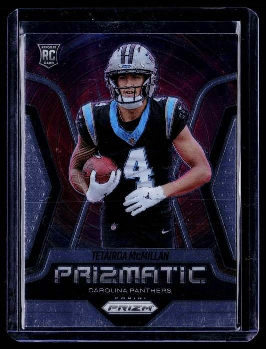 Tetairoa McMillan 2025 Panini Prizm 1 Prizmatic Carolina Panthers