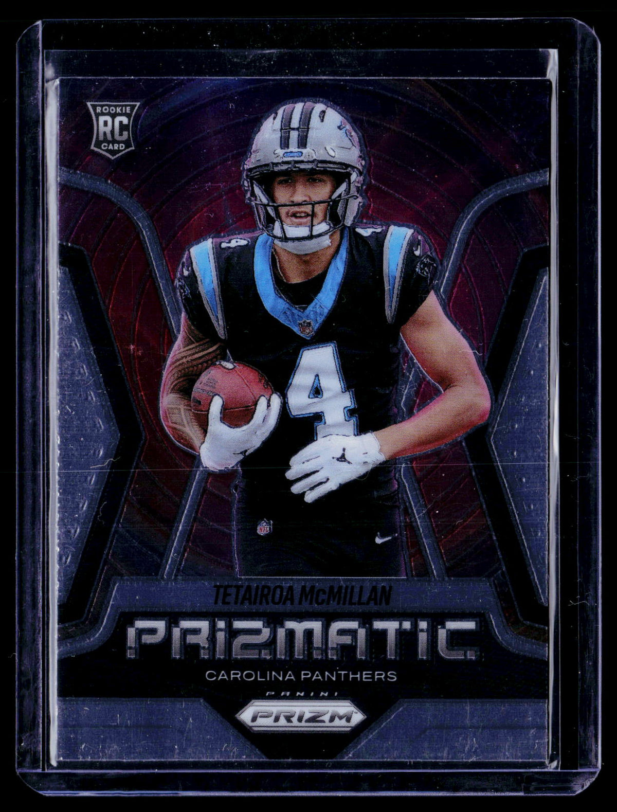 Tetairoa McMillan 2025 Panini Prizm 1 Prizmatic Carolina Panthers
