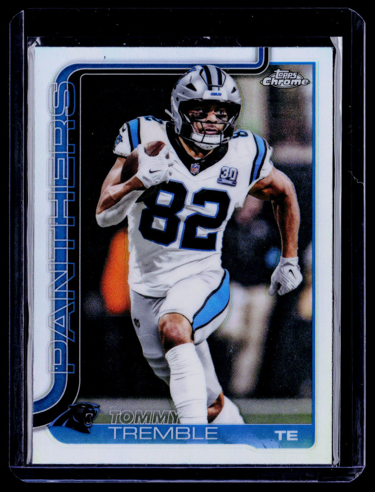 Tommy Tremble 2025 Topps Chrome 44 Refractor Carolina Panthers