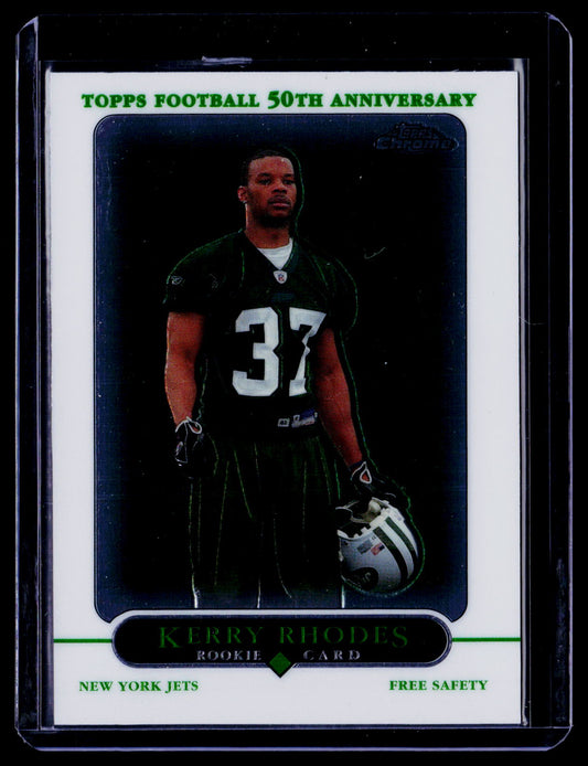 Kerry Rhodes 2005 Topps Chrome 259 RC RC New York Jets
