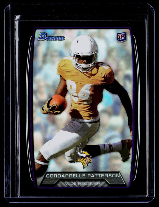Cordarrelle Patterson 2013 Bowman 171 Black RC RC Minnesota Vikings