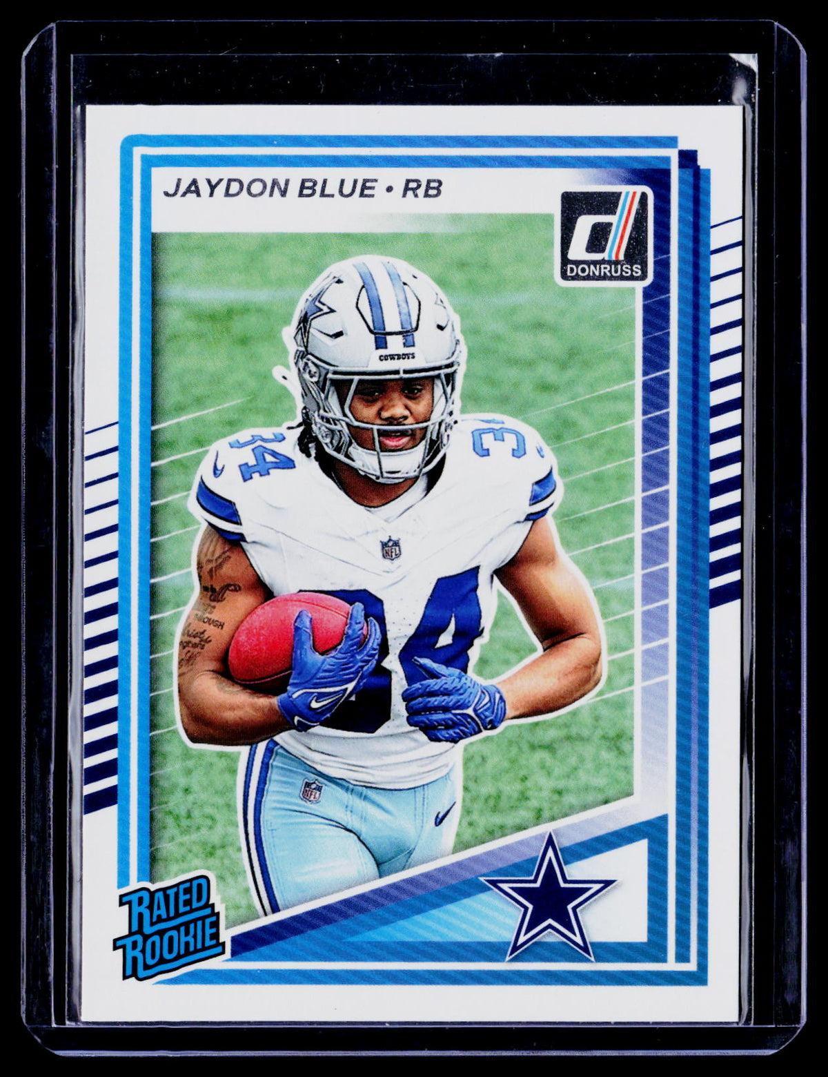 Jaydon Blue 2025 Donruss 308 RC RC Dallas Cowboys