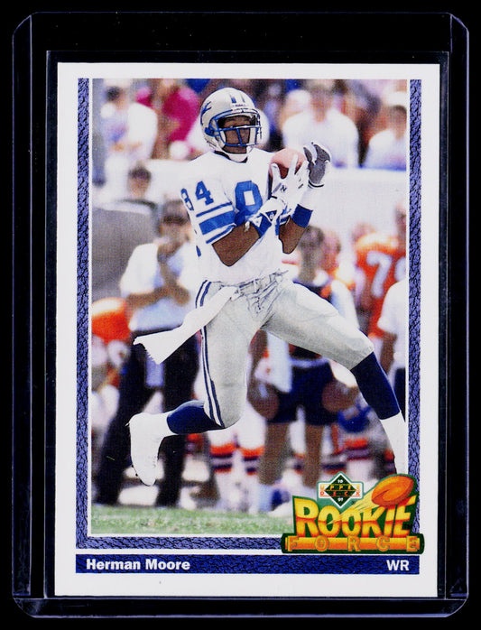 Herman Moore 1991 Upper Deck 639 Detroit Lions