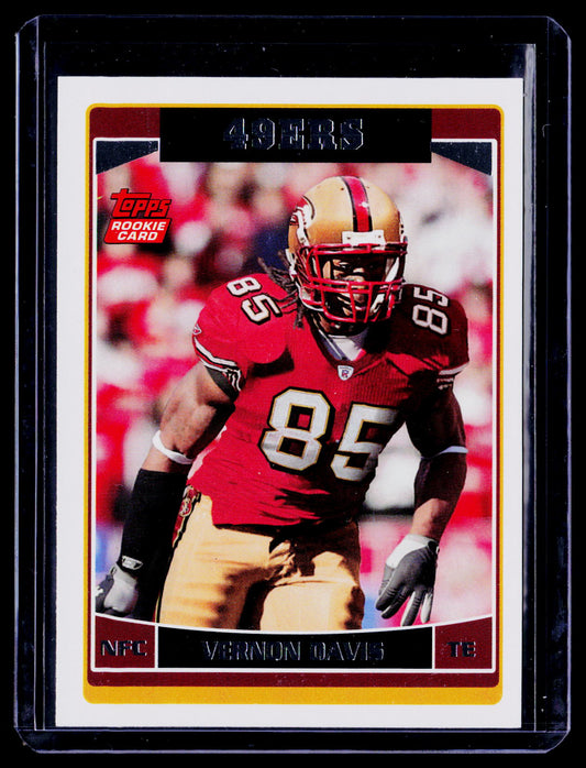 Vernon Davis 2006 Topps 363 RC RC San Francisco 49ers