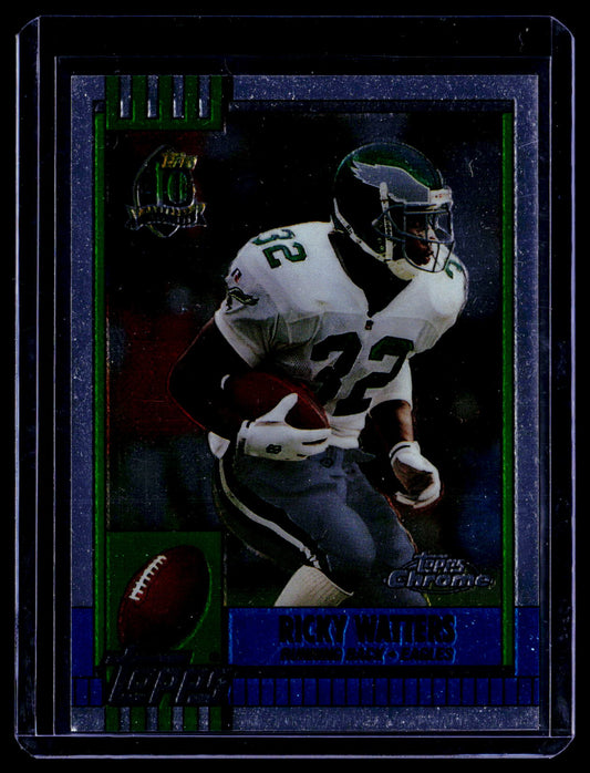 Ricky Watters 1996 Topps Chrome 35 40th Anniversar Philadelphia Eagles