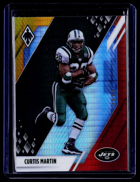 Curtis Martin 2021 Panini Phoenix 91 Fire Burst New York Jets