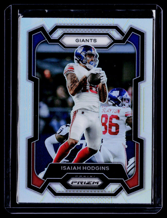 Isaiah Hodgins 2023 Panini Prizm 223 Silver Prizm New York Giants