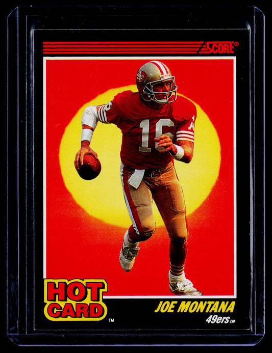 Joe Montana 1990 Score 1 Hot Cards San Francisco 49ers