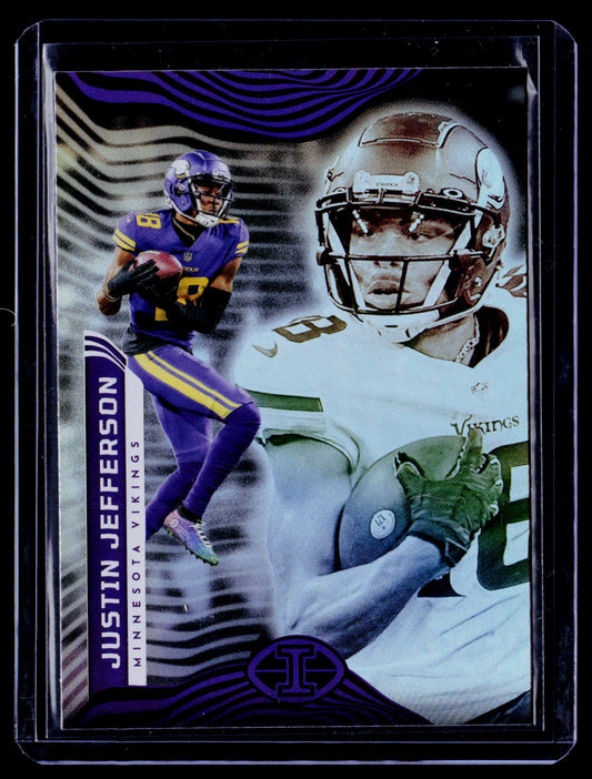 Justin Jefferson 2022 Panini Illusions 65 Minnesota Vikings