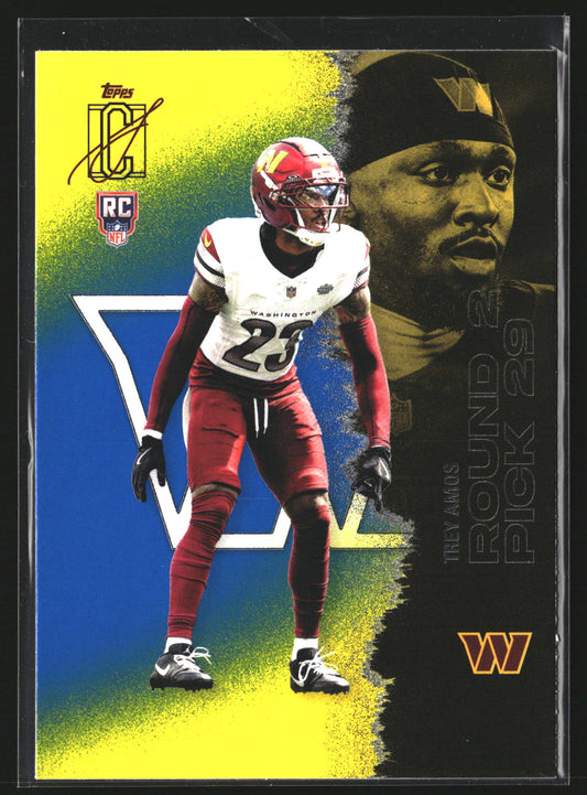 Trey Amos 2025 Topps Signature Class 156 RC RC Washington Commanders