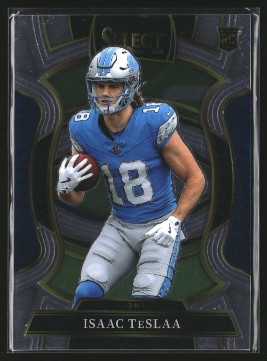 Isaac TeSlaa 2025 Panini Select 70 RC RC Detroit Lions
