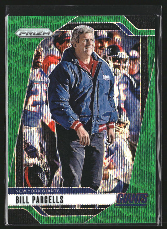 Bill Parcells 2024 Panini Prizm 221 Green Wave New York Giants
