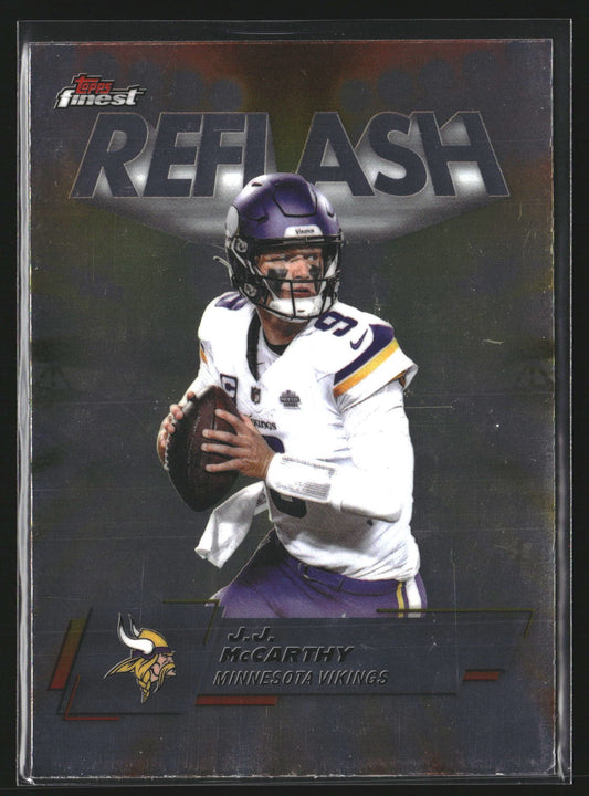 J.J. McCarthy 2025 Finest RF-4 Reflash Minnesota Vikings