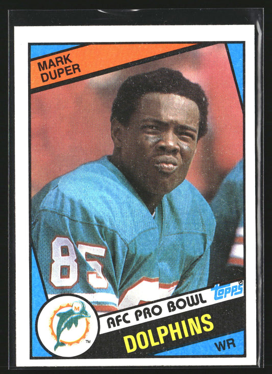 Mark Duper 1984 Topps 120 RC RC Miami Dolphins