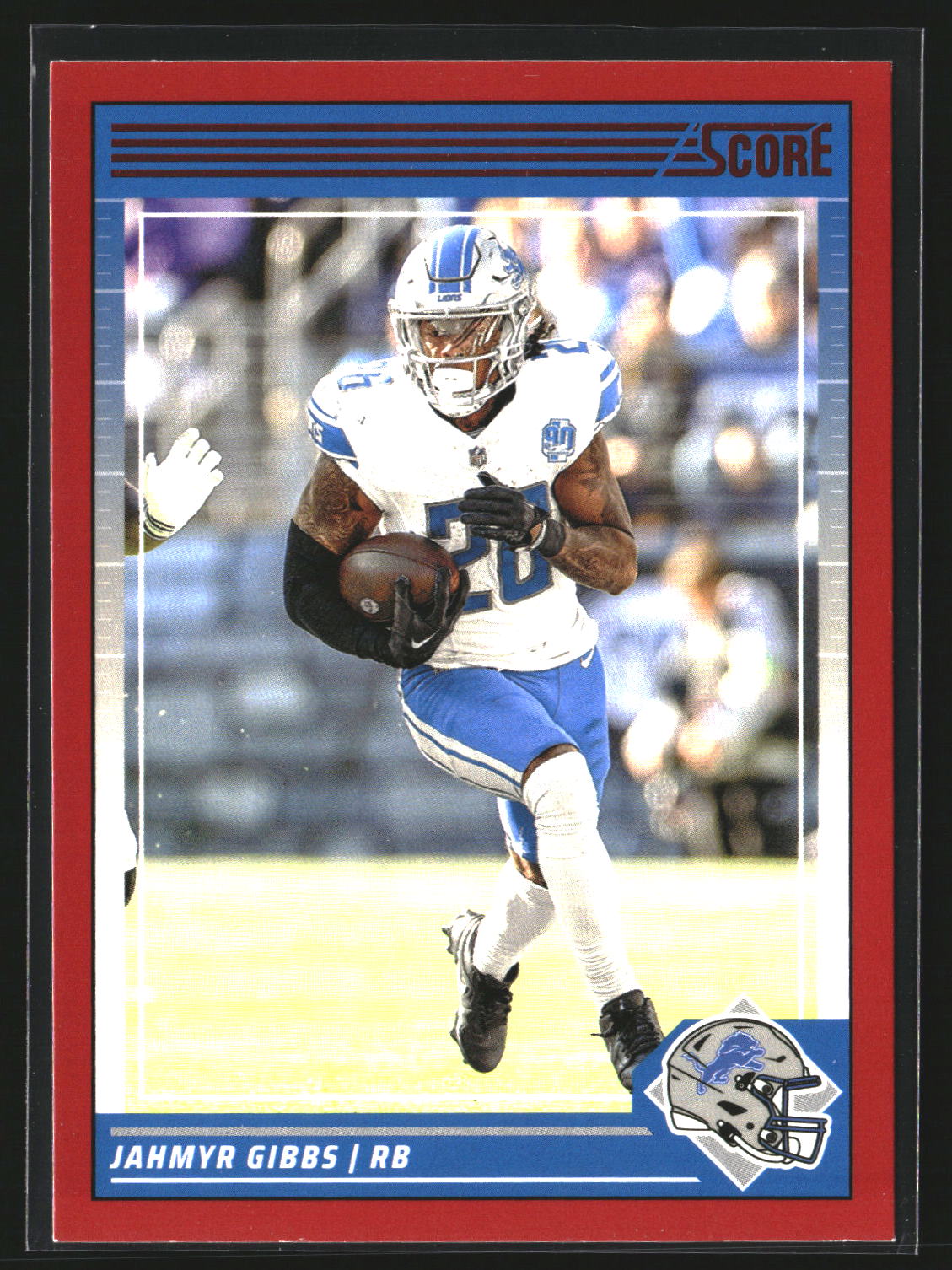 Jahmyr Gibbs 2024 Score 91 Red Detroit Lions