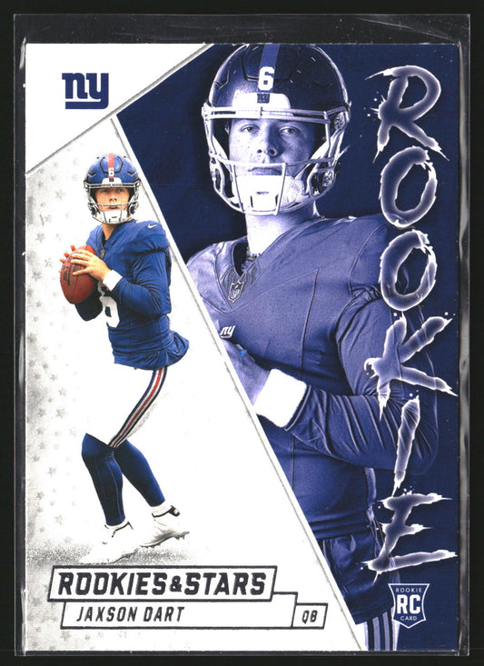Jaxson Dart 2025 Panini Rookies & Stars 10 Rookie Exclusive New York Giants
