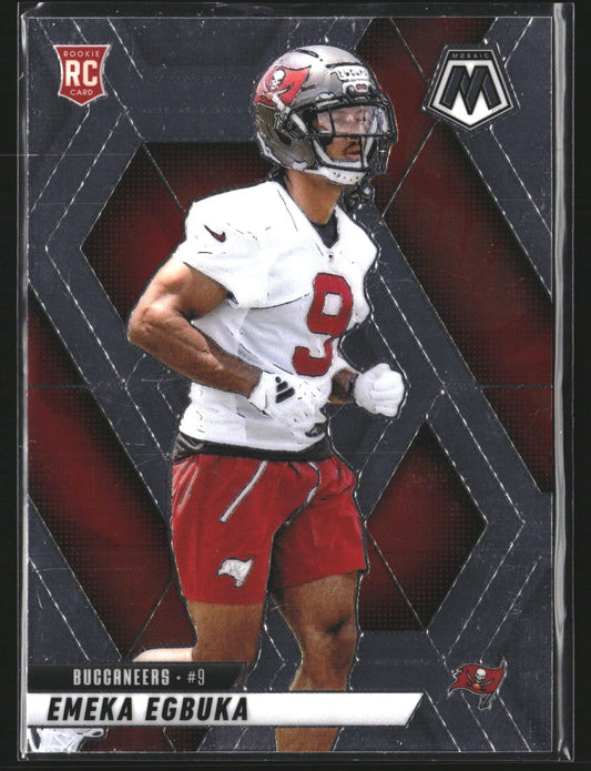 Emeka Egbuka 2025 Panini Mosaic 376 RC RC Tampa Bay Buccaneers