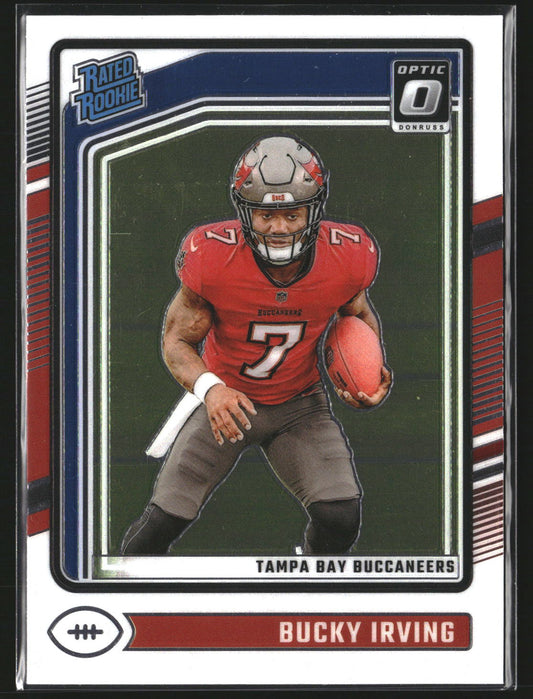 Bucky Irving 2024 Donruss Optic 216 RC RC Tampa Bay Buccaneers
