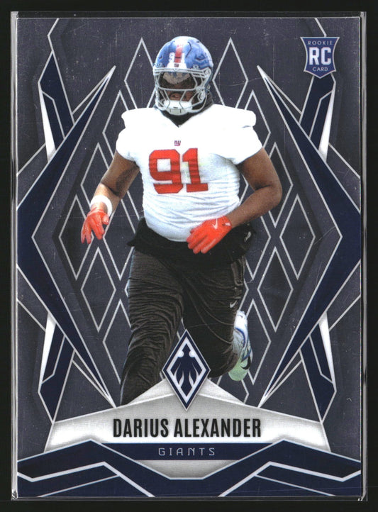 Darius Alexander 2025 Panini Phoenix 219 RC RC New York Giants