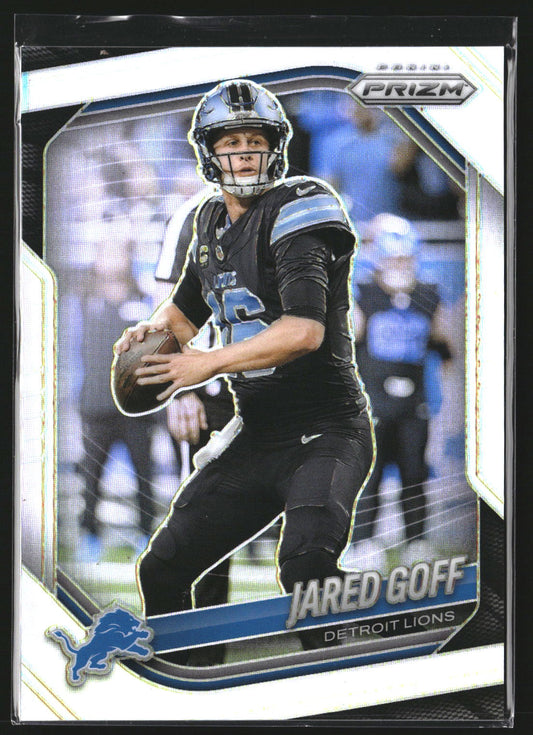 Jared Goff 2025 Panini Prizm 10 Silver Detroit Lions