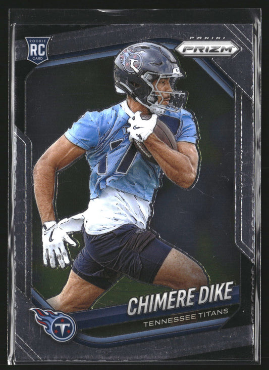 Chimere Dike 2025 Panini Prizm 396 RC RC Tennessee Titans