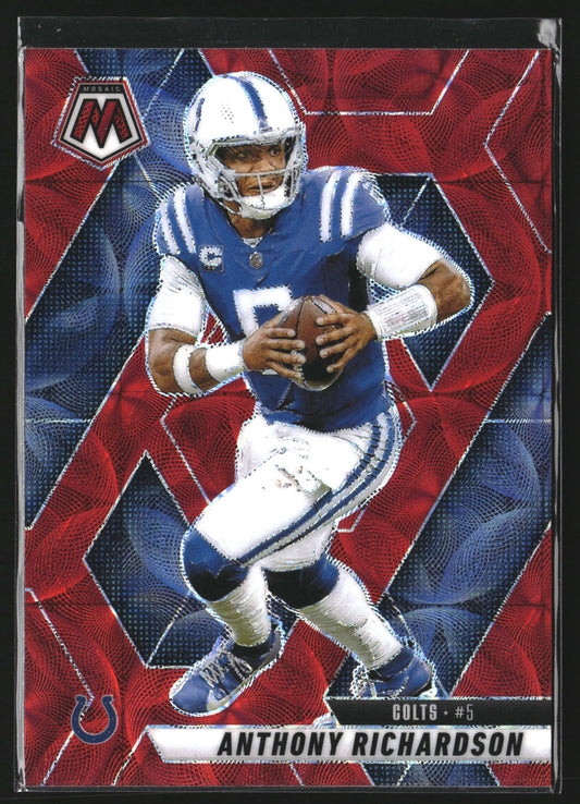 Anthony Richardson 2025 Panini Mosaic 107 Red Scope Indianapolis Colts