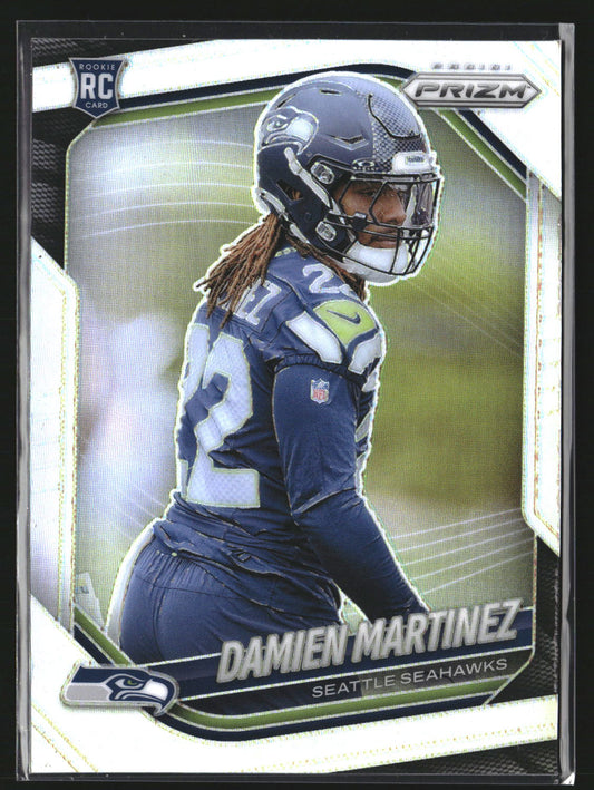 Damien Martinez 2025 Panini Prizm 373 Silver Seattle Seahawks