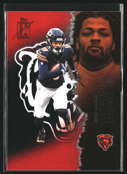 Rome Odunze 2025 Topps Signature Class 10 Red & Black Chicago Bears
