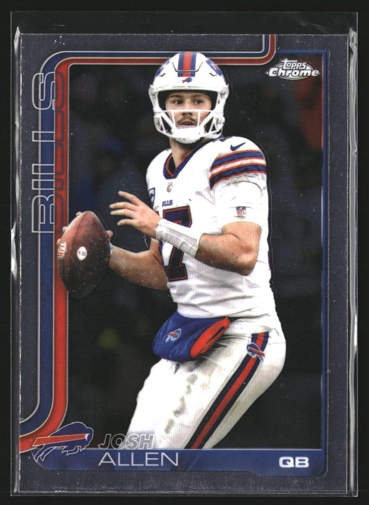 Josh Allen 2025 Topps Chrome 34 Buffalo Bills