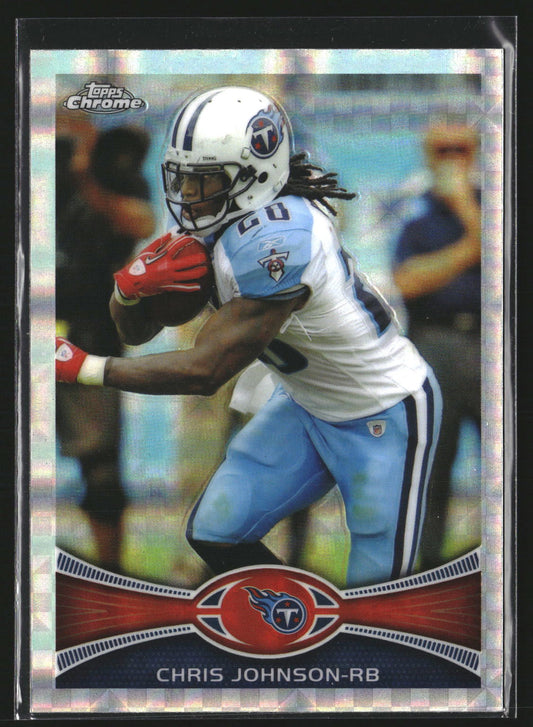 Chris Johnson 2012 Topps Chrome 44 Xfractors Tennessee Titans