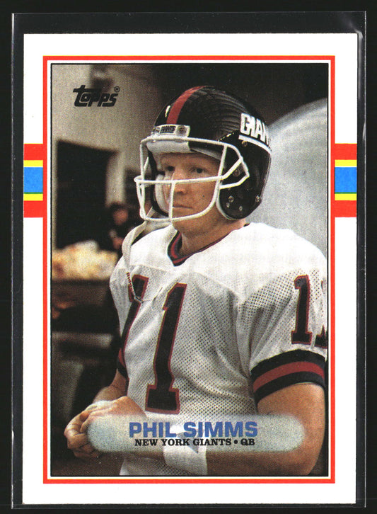 Phil Simms 1989 Topps 172 New York Giants