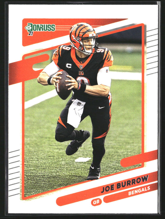 Joe Burrow 2021 Donruss 211 Cincinnati Bengals