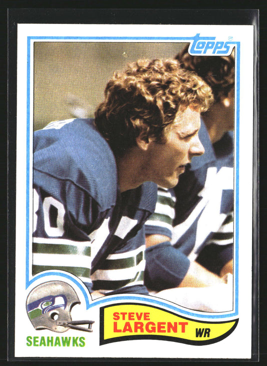 Steve Largent 1982 Topps 249 Seattle Seahawks