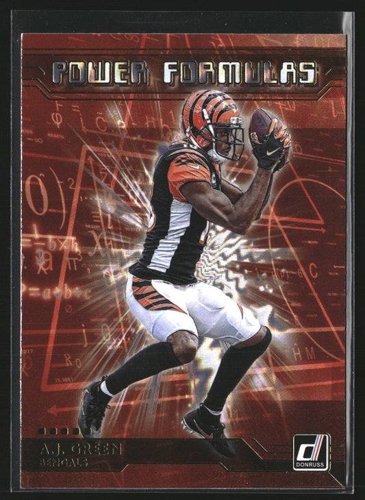 A.J. Green 2020 Donruss PF-AJG Power Formulas Cincinnati Bengals
