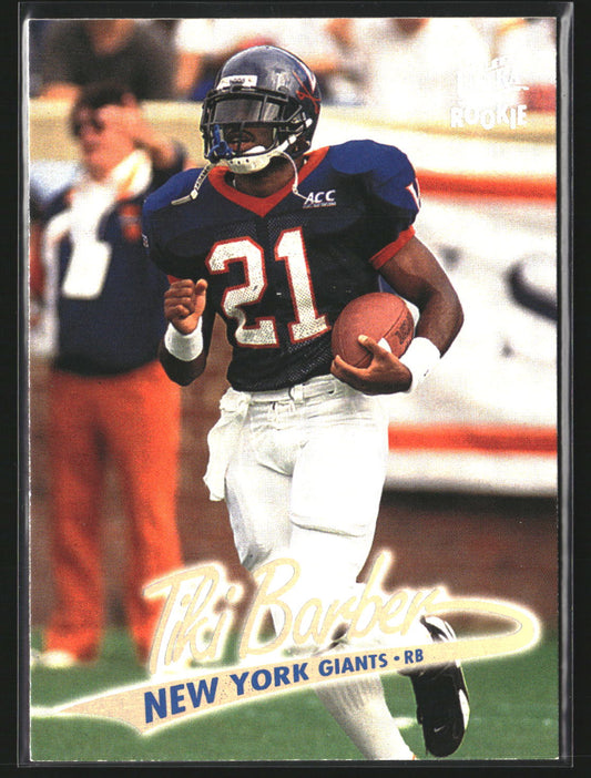 Tiki Barber 1997 Ultra 175 RC RC New York Giants