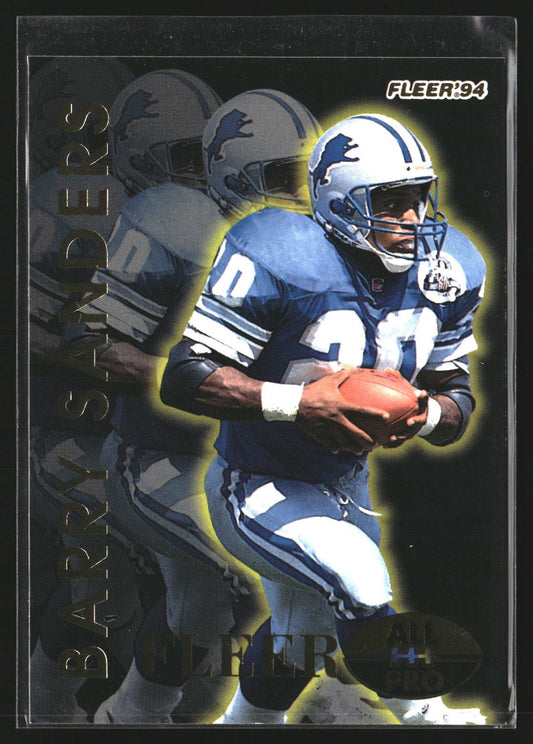 Barry Sanders 1994 Fleer 11 Fleer All-Pros Detroit Lions
