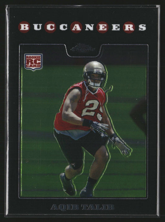 Aqib Talib 2008 Topps Chrome TC261 RC RC Tampa Bay Buccaneers