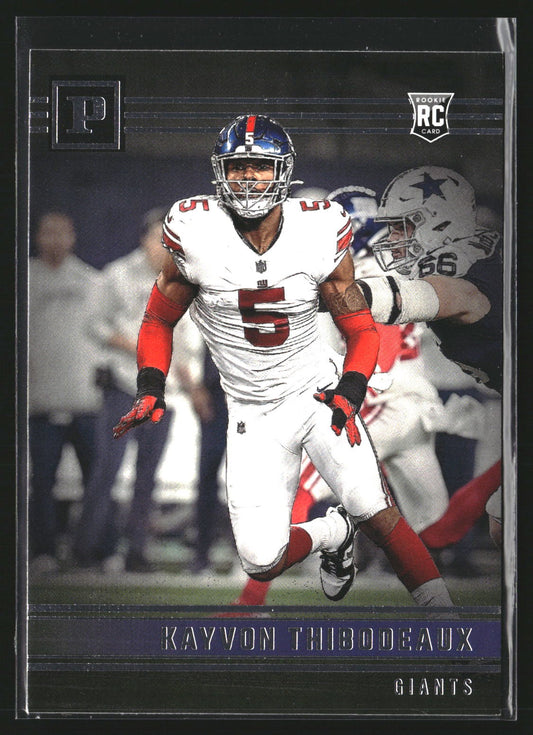 Kayvon Thibodeaux 2022 Panini Chronicles PA-27 SN New York Giants