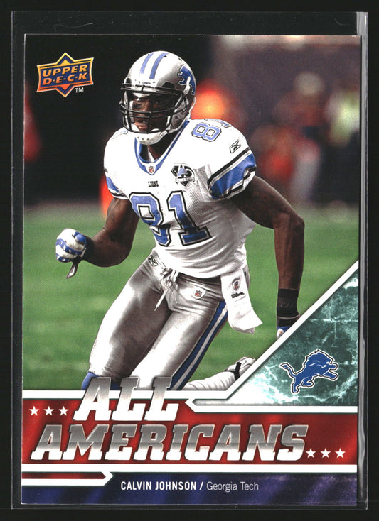 Calvin Johnson 2009 Upper Deck Draft Edition 288 Detroit Lions
