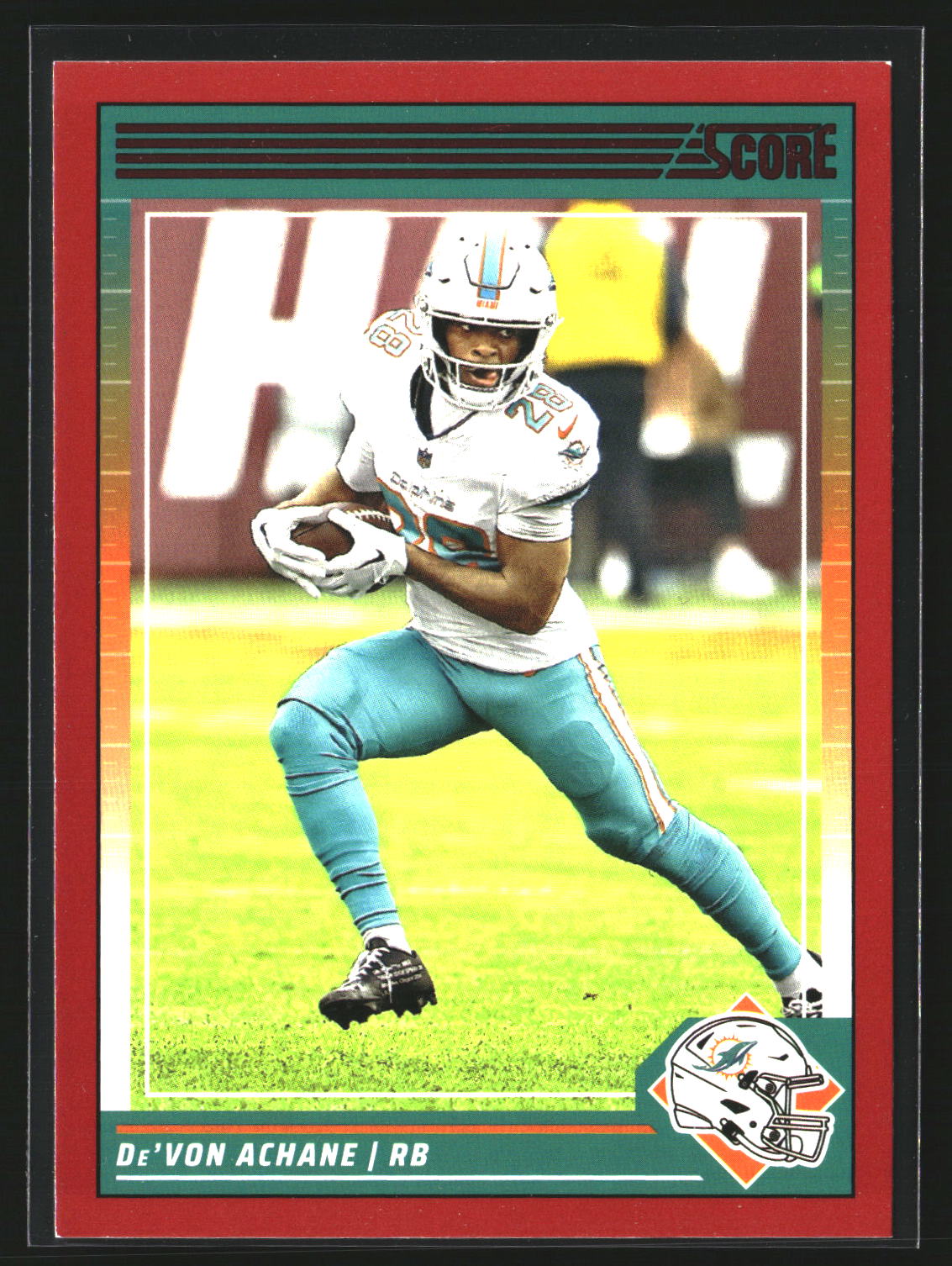 De'Von Achane 2024 Score 172 Red Miami Dolphins