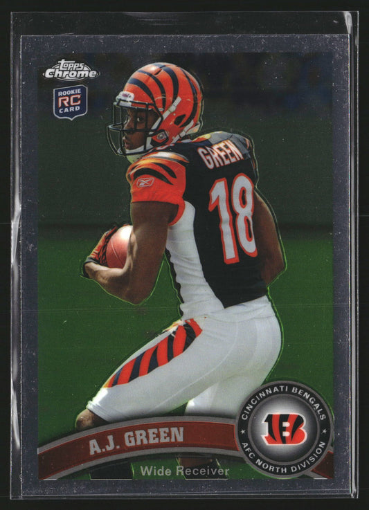 A.J. Green 2011 Topps Chrome 150 RC RC Cincinnati Bengals