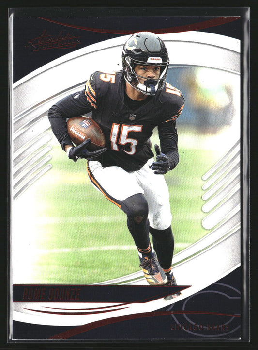 Rome Odunze 2025 Panini Absolute 72 Retail Chicago Bears