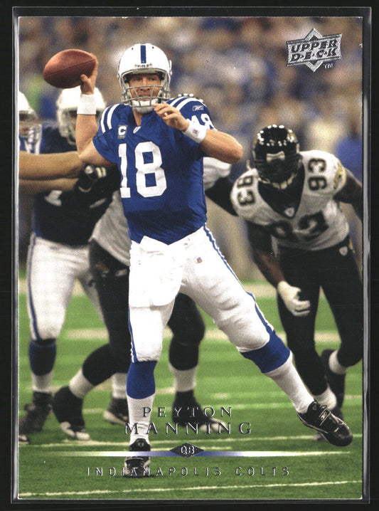 Peyton Manning 2008 Upper Deck 80 Indianapolis Colts
