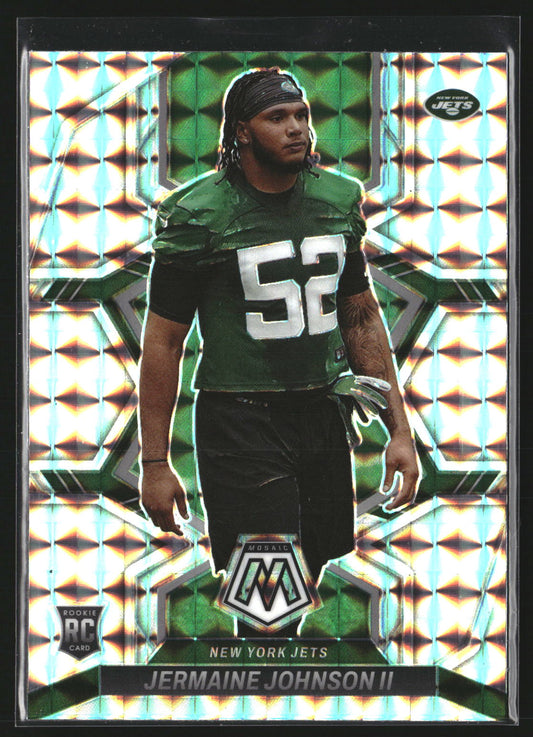 Jermaine Johnson II 2022 Panini Mosaic 374 Mosaic Prizm RC RC New York Jets